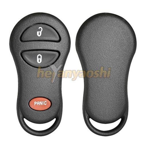 Picture of Replacement 3 Buttons Keyless Entry Remote Shell for Chrysler / Jeep / Dodge W/ Battery Space GQ43VT17T