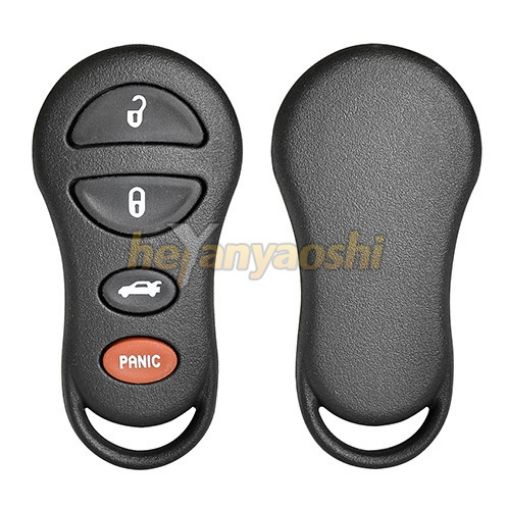 Picture of Replacement 4 Buttons Keyless Entry Remote Shell for Chrysler / Jeep / Dodge W/ Battery Space GQ43VT17T