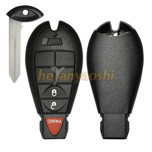 Picture of Replacement 3 Buttons Smart Remote Shell for Chrysler / Dodge / Jeep IYZ-C01C 