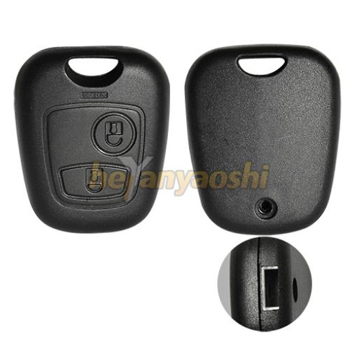 Picture of Replacement 2 Buttons Remote Head Key Shell  for Peugeot VA2 Style