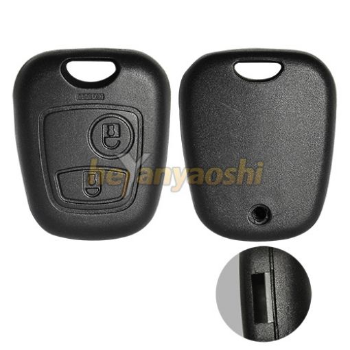 Picture of Replacement 2 Buttons Remote Head Key Shell  for Peugeot NE73 Style