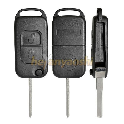 Picture of Replacement 2 Buttons Flip Remote Shell for Benz Mercedez 