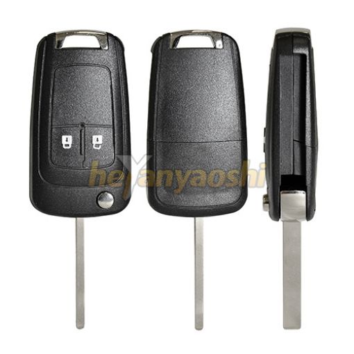 Picture of Replacement 2 Buttons Flip Remote Shell  for Opel 