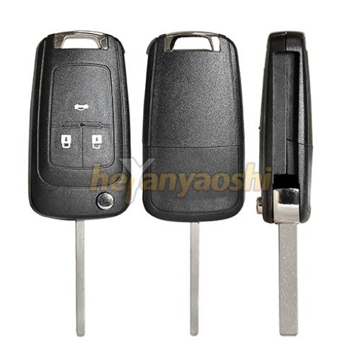 Picture of Replacement 3 Buttons Flip Remote Shell  for Opel 