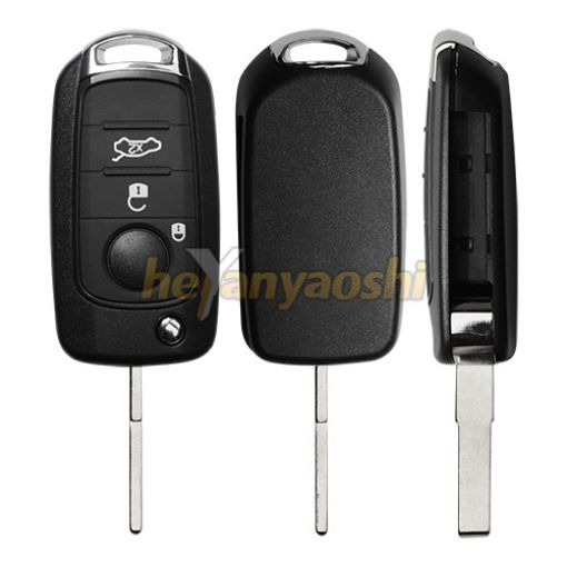 Picture of Replacement 3 Buttons flip Remote Key Shell for Fiat 