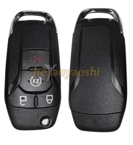 Picture of Replacement 4 Buttons Flip Remote Shell for Ford  N5F-A08TAA