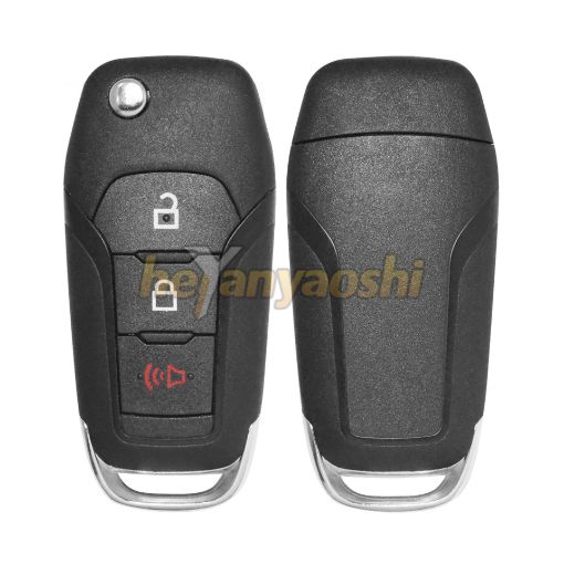 Picture of Replacement 3 Buttons Flip Remote Shell for Ford  N5F-A08TAA