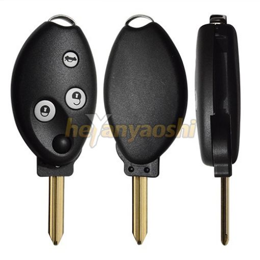 Picture of Replacement 3 Buttons Flip Remote Shell for Citroen