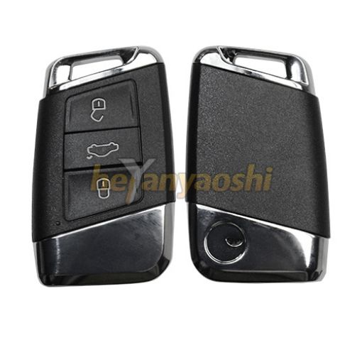 Picture of Replacement 3 Buttons Smart Remote Shell for VW 3G0959752BC