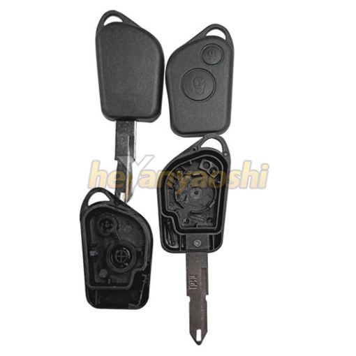 Picture of Replacement 2 Buttons Remote Head Key Shell for Citroen W/ Battery Space