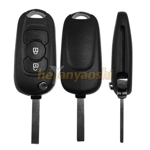 Picture of Replacement 2 Buttons Flip Remote Shell  for Opel 