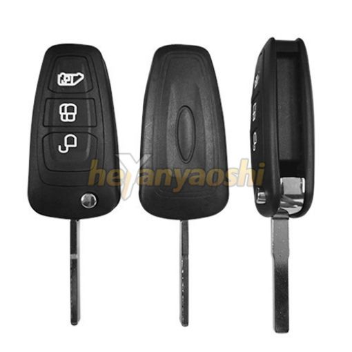 Picture of Replacement 3 Buttons Flip Remote Shell  for Ford