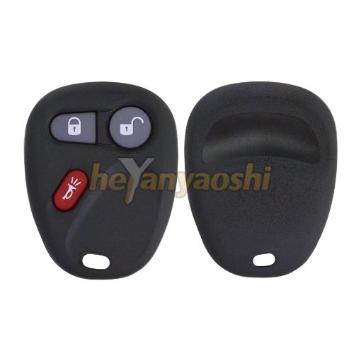 Picture of Replacement 3 Buttons Keyless Entry Remote Shell for GM W / O Battery Space KOBLEAR1XT