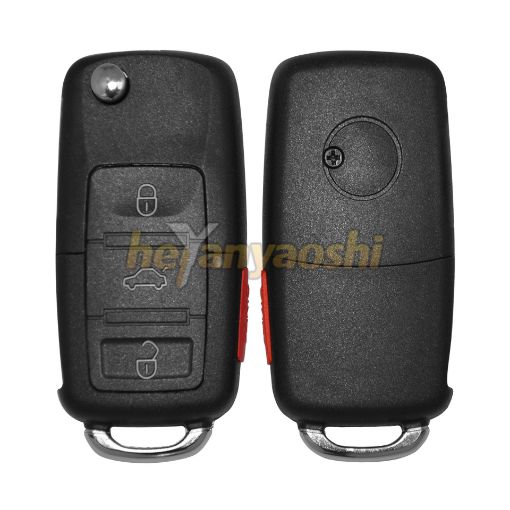 Picture of Replacement 4 Buttons Flip Remote Shell for VW With Flip Head