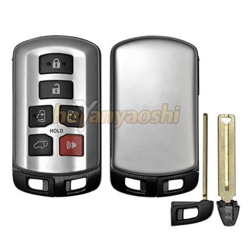 Picture of Replacement 6 Buttons Smart Remote Shell  for Toyota HYQ14ADR