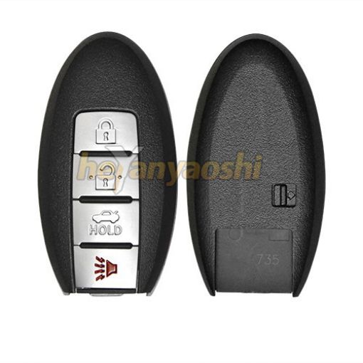 Picture of Replacement 4 Buttons Smart Remote Shell  for Nissan CWTWBU735      