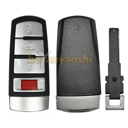 Picture of Replacement 4 Buttons Smart Remote Shell for VW NBG009066T