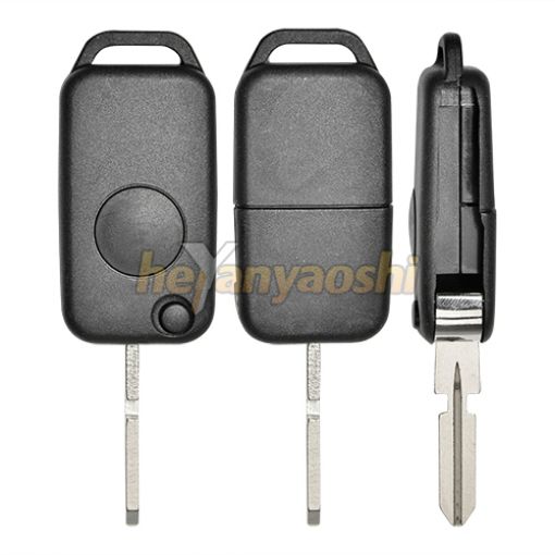 Picture of Replacement 1 Button Flip Remote Shell for Benz Mercedez 