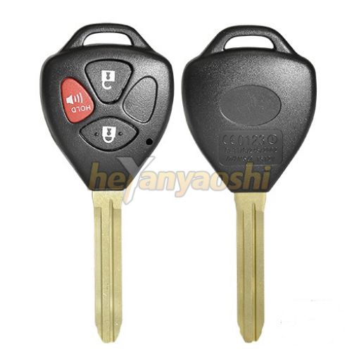 Picture of Replacement 3 Buttons Remote Head Key Shell  for Toyota HYQ12BBY  