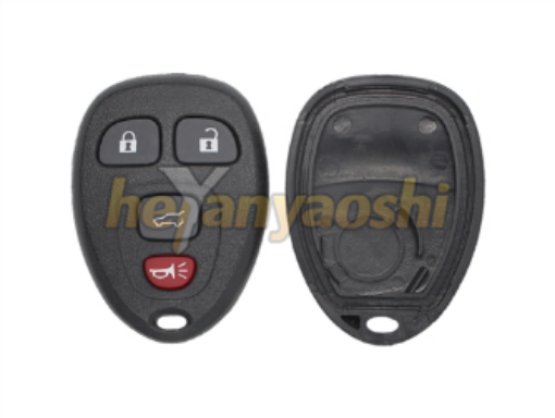 Picture of Replacement 4 Buttons Keyless Entry Remote Shell  for GM W/ Battery Space OUC60270/OUC60221