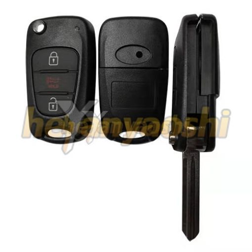 Picture of Replacement 3 Buttons Flip Remote Shell for Kia 