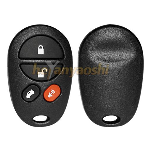 Picture of Aftermarket 4 Buttons Keyless Entry Remote Key for Toyota GQ43VT20T