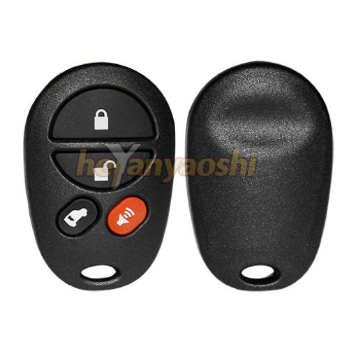 Picture of Aftermarket 4 Buttons Keyless Entry Remote Key for Toyota  GQ43VT20T