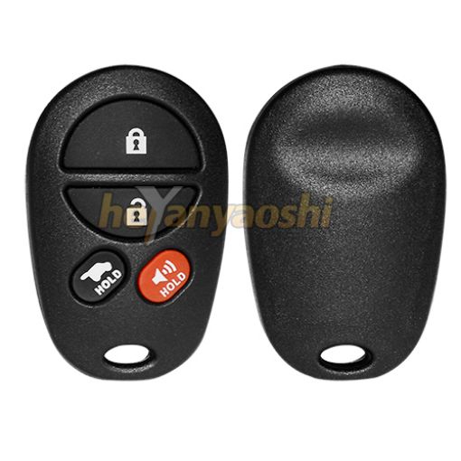 Picture of Aftermarket 4 Buttons Keyless Entry Remote Key for Toyota  GQ43VT20T