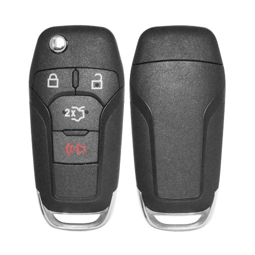 Picture of Aftermarket 4 Buttons Flip Remote Key for Ford N5F-A08TAA