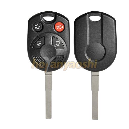 Picture of Aftermarket 4 Buttons Remote Head Key for Ford OUCD6000022