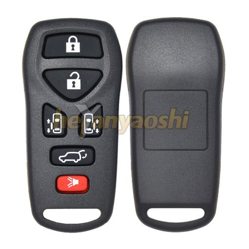 Picture of Replacement 6 Buttons Keyless Entry Remote Shell for Nissan KBRASTU51