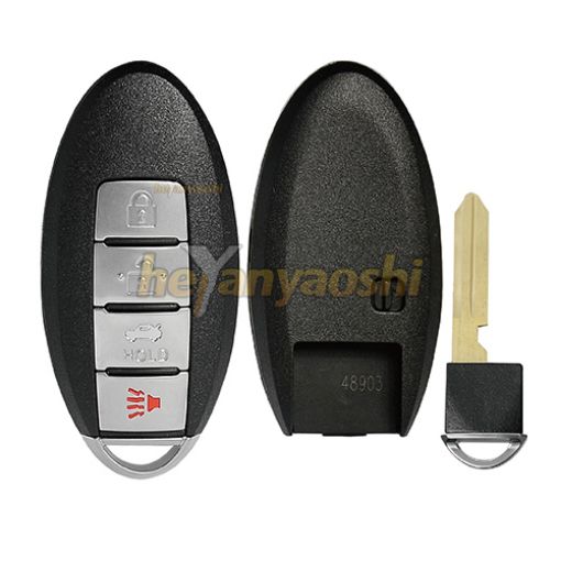 Picture of Replacement 4 Buttons Smart Remote Shell  for Nissan W / NI06P CWTWBU735    