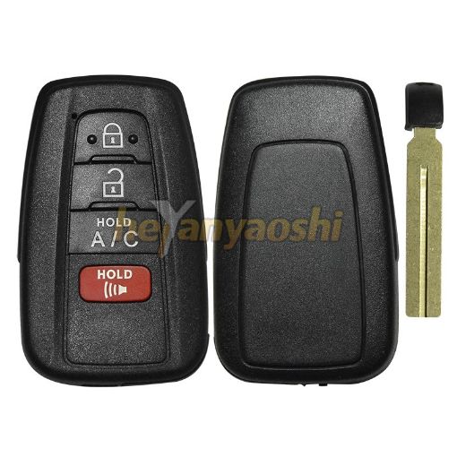 Picture of Replacement 4 Buttons Remote Shell for Toyota HYQ14FBE