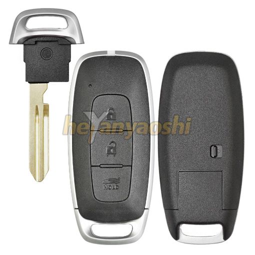 Picture of Replacement 3 Buttons(Trunk) Smart Remote Shell for Nissan