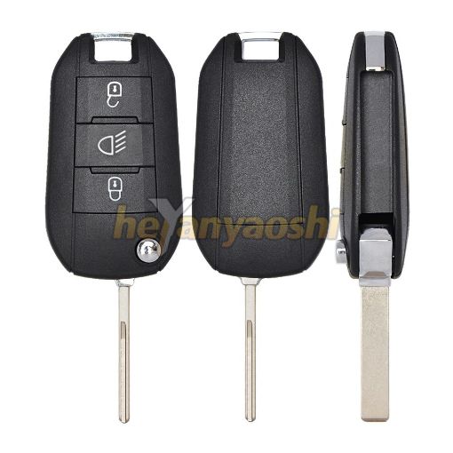 Picture of Aftermarket 3 Buttons Flip Remote Key for Peugeot / Citroen 2013DJ0113