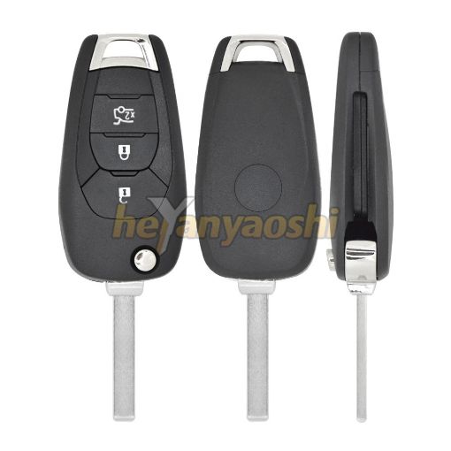 Picture of Aftermarket 3 Buttons Flip Remote  for Chevrolet LXP-T004