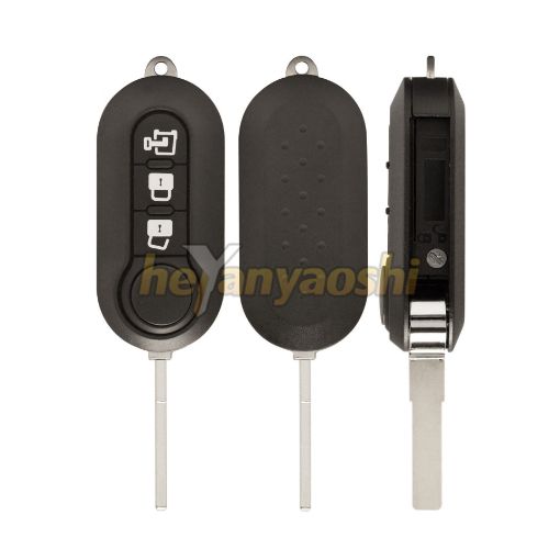 Picture of Aftermarket 3 Buttons Flip Remote  for Fiat