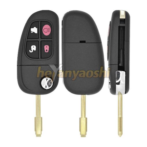 Picture of Aftermarket 4 Buttons Flip Remote for Jaguar NHVWB1U241