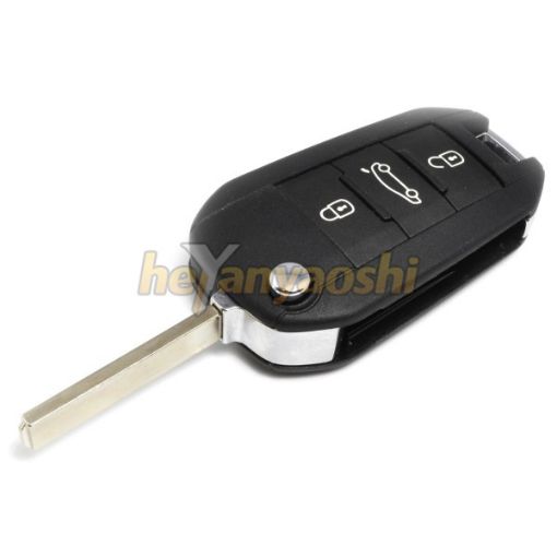 Picture of Aftermarket 3 Buttons Flip Remote Key for Peugeot / Citroen