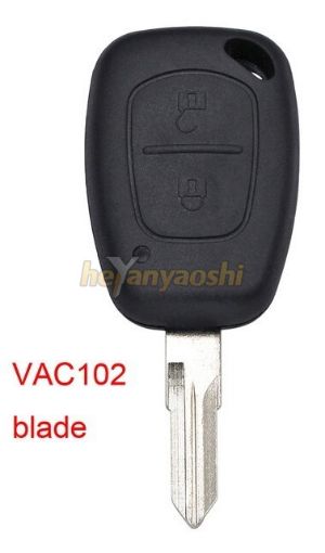 Picture of Aftermarket 2 Buttons Remote Head Key for Renault