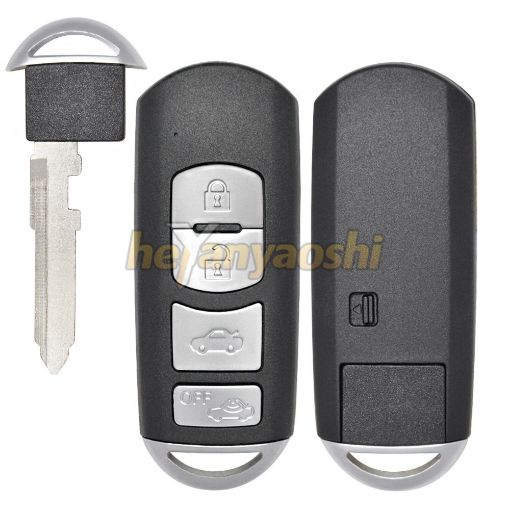 Picture of Replacement 4Buttons Smart Remote Shell for Mazda GSYE675RYA