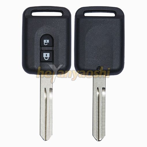 Picture of Replacement 2 Buttons Remote Head Key Shell for Nissan