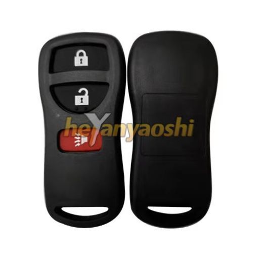 Picture of Replacement 3 Buttons Keyless Entry Remote Shell W/O Battery Clip for Nissan