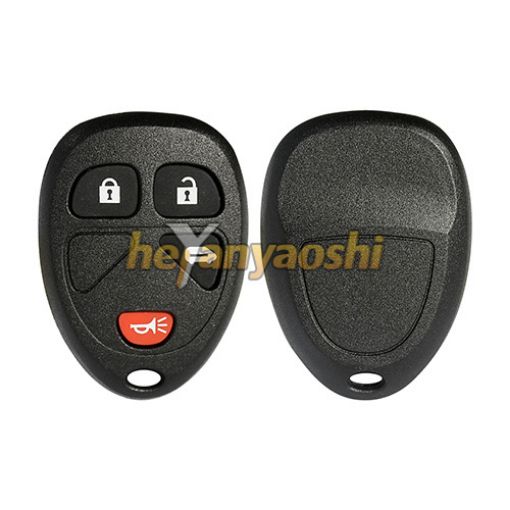 Picture of Replacement 4 Buttons Keyless Entry Remote Shell for GM W / O Battery Space 