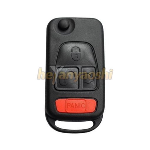 Picture of Replacement 4 Buttons Flip Remote Shell for Benz 2107601306