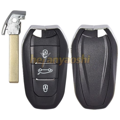 Picture of Replacement 3 Buttons Smart Remote Shell for Peugeot