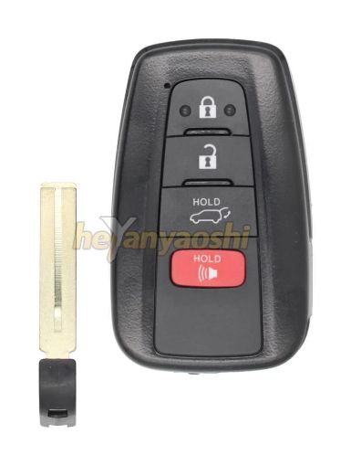 Picture of Replacement 4 Buttons Smart Remote Shell for Toyota HYQ14FBC