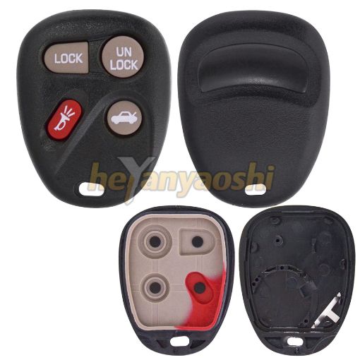 Picture of Replacement 4 Buttons Keyless Entry Remote Shell W/ Battery Space for GM L2C0005T 