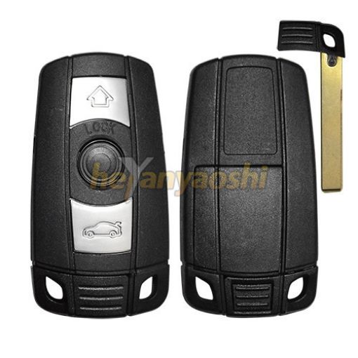 Picture of Replacement 3 Buttons Smart Remote Shell for BMW W/ Battery Base KR55WK49147