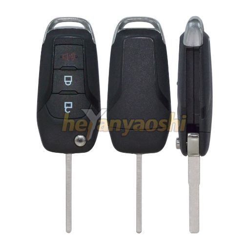 Picture of Aftermarket 3 Buttons Flip Remote Key for Ford N5F-A08TAA